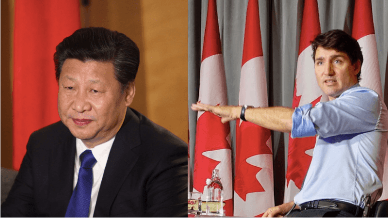 Justing Trudeau dan Xi Jinping