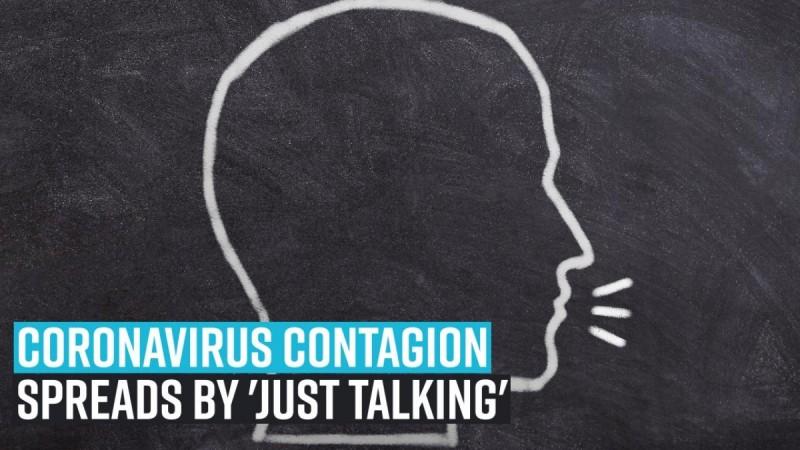 Penularan Coronavirus menyebar dengan 'hanya berbicara'