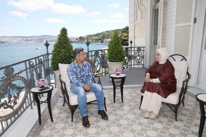 Superstar Bollywood Aamir Khan bertemu dengan Ibu Negara Turki Emine Erdogan