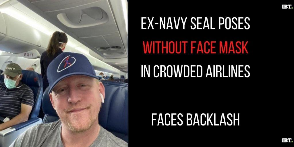 Osama-killer Navy SEAL ditches face mask in crowded airlines, says it was a joke